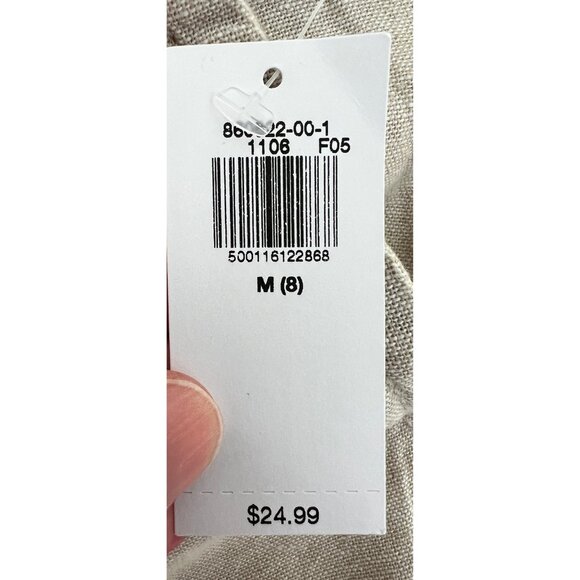 NWT Old Navy Kids Linen Blend Pants | Size M (8) | Beige - Picture 7 of 7